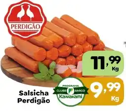 Supermercados Kawakami Salsicha Perdigão oferta