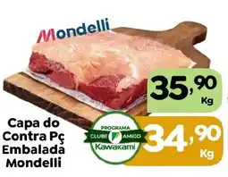 Supermercados Kawakami Capa do Contra Pç Embalada Mondelli oferta