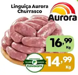Supermercados Kawakami Linguiça Aurora Churrasco oferta