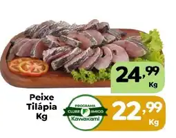 Supermercados Kawakami Peixe Tilápia oferta