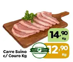 Supermercados Kawakami Carre Suino c/ Couro Kg oferta
