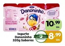 Supermercados Kawakami logurte danoninho 320g sabores oferta