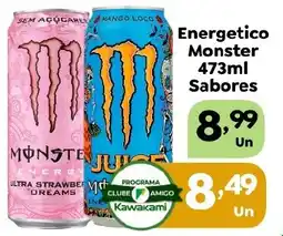 Supermercados Kawakami Energetico Monster Sabores oferta