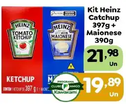Supermercados Kawakami Kit Heinz Catchup + Maionese oferta