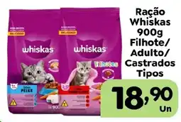 Supermercados Kawakami Ração Whiskas oferta