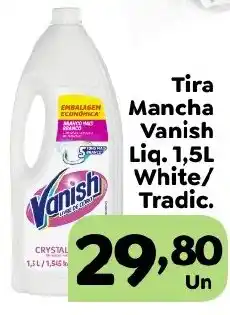 Supermercados Kawakami Tira Mancha Vanish Liquido White/ Tradicional oferta