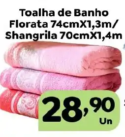 Supermercados Kawakami Toalha de Banho Florata Shangrila oferta