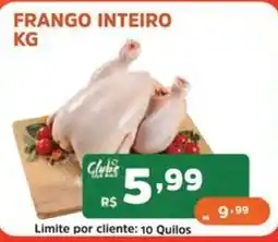 Supermercados Pague Menos Frango inteiro kg oferta