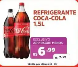Supermercados Pague Menos Refrigerante coca-cola oferta