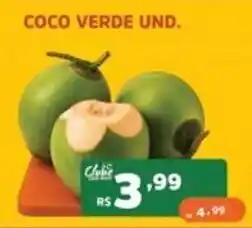 Supermercados Pague Menos Coco verde und. oferta