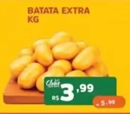 Supermercados Pague Menos batata extra oferta