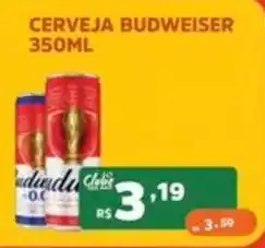 Supermercados Pague Menos Cerveja budweiser oferta