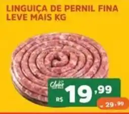 Supermercados Pague Menos Linguiça de pernil fina oferta