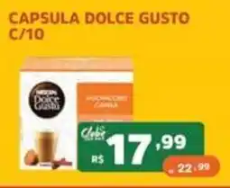 Supermercados Pague Menos Capsula dolce gusto c/10 oferta