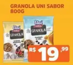 Supermercados Pague Menos Granola uni sabor oferta