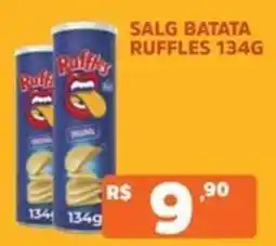 Supermercados Pague Menos salg batata ruffles oferta
