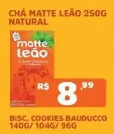 Supermercados Pague Menos Chá matte leão natural oferta