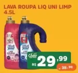 Supermercados Pague Menos Lava roupa liq uni limp oferta