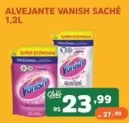 Supermercados Pague Menos Alvejante vanish sachê oferta