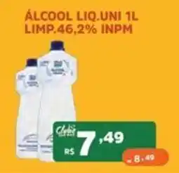 Supermercados Pague Menos álcool liq.uni 1l oferta