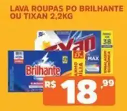 Supermercados Pague Menos Lava roupas po brilhante ou tixan oferta