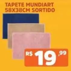 Supermercados Pague Menos Tapete mundiart sortido oferta
