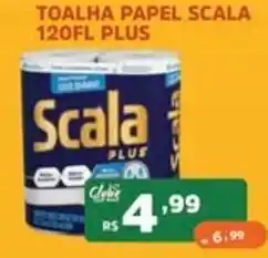 Supermercados Pague Menos toalha papel scala 120fl plus oferta