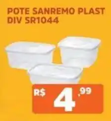 Supermercados Pague Menos Pote sanremo plast oferta
