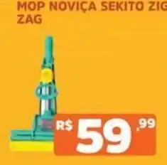 Supermercados Pague Menos Mop noviça sekito zig zag oferta