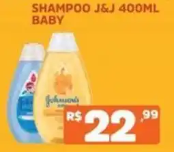 Supermercados Pague Menos Shampoo j&j baby oferta