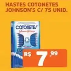 Supermercados Pague Menos Cotonetes johnson's oferta
