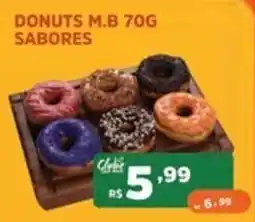 Supermercados Pague Menos Donuts m.b 70g sabores oferta