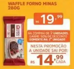 Supermercados Pague Menos Waffle forno minas oferta