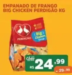 Supermercados Pague Menos Empanado de frango big chicken oferta