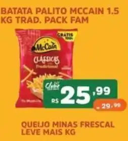 Supermercados Pague Menos Batata palito mccain oferta