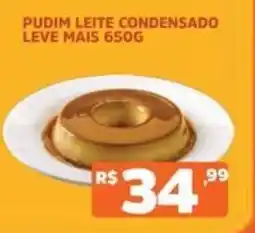 Supermercados Pague Menos Pudim leite condensado oferta