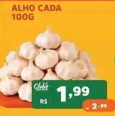 Supermercados Pague Menos Alho cada oferta
