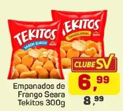 Supermercados São Vicente Empanados de Frango Seara Tekitos oferta