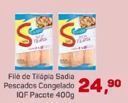 Supermercados São Vicente Filé de Tilápia Sadia oferta