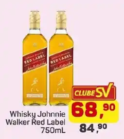 Supermercados São Vicente Whisky Johnnie Walker Red Label oferta