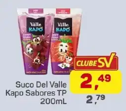 Supermercados São Vicente Suco Del Valle Kapo Sabores TP oferta