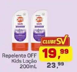 Supermercados São Vicente Repelente off kids loção oferta