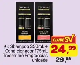 Supermercados São Vicente Kit Shampoo + Condicionador Tresemmé Fragrâncias oferta