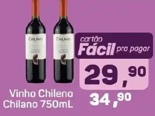 Supermercados São Vicente Vinho Chileno Chilano oferta