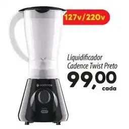 Asun Liquidificador Cadence Twist Preto oferta