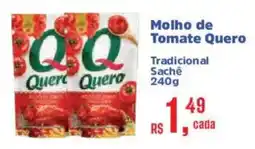 Supermercados Mateus Molho de Tomate Quero Tradicional oferta