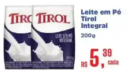 Supermercados Mateus Leite em Pó Tirol Integral oferta