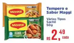 Supermercados Mateus Tempero e Sabor Maggi oferta