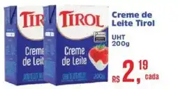 Supermercados Mateus Creme de Leite Tirol oferta