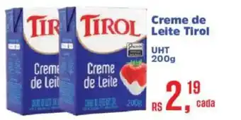 Supermercados Mateus Creme de Leite Tirol oferta